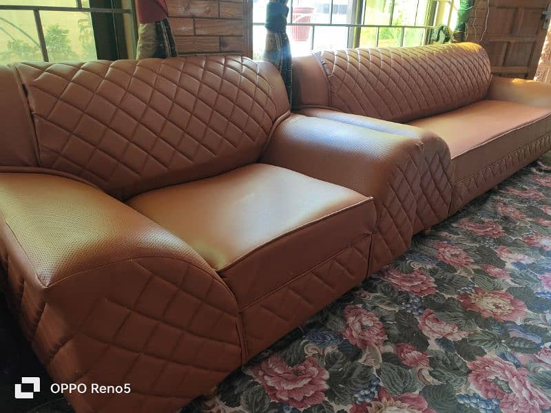 6 seater sofa high quality leather 6