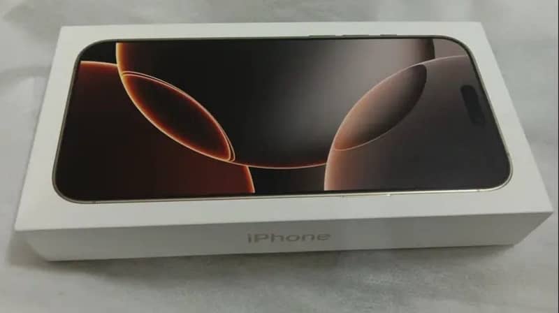 IPhone 16 pro max 256 GB desert titanium sealed non active 0