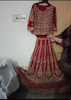 Barat Lehnga Red