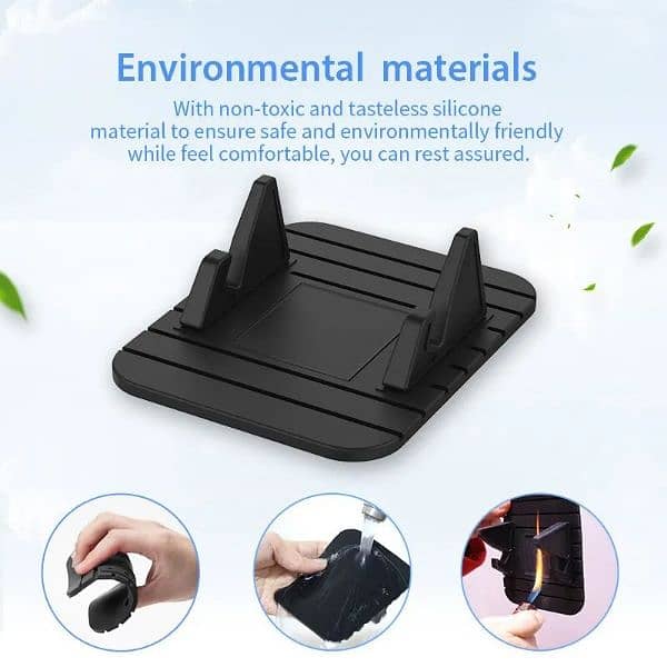 Car Phone mobile Stand Silicone Mobile Phone Holder Anti-skid Aut 1