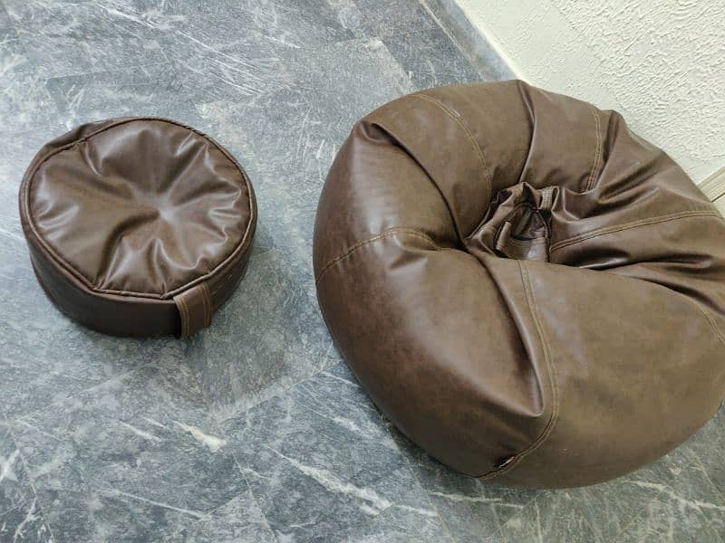 Bean Bag and Foot Rest 2