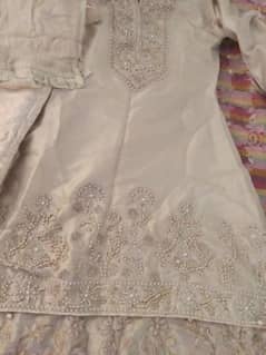 radimade dress with hand work with masori fabric need for urgent sale