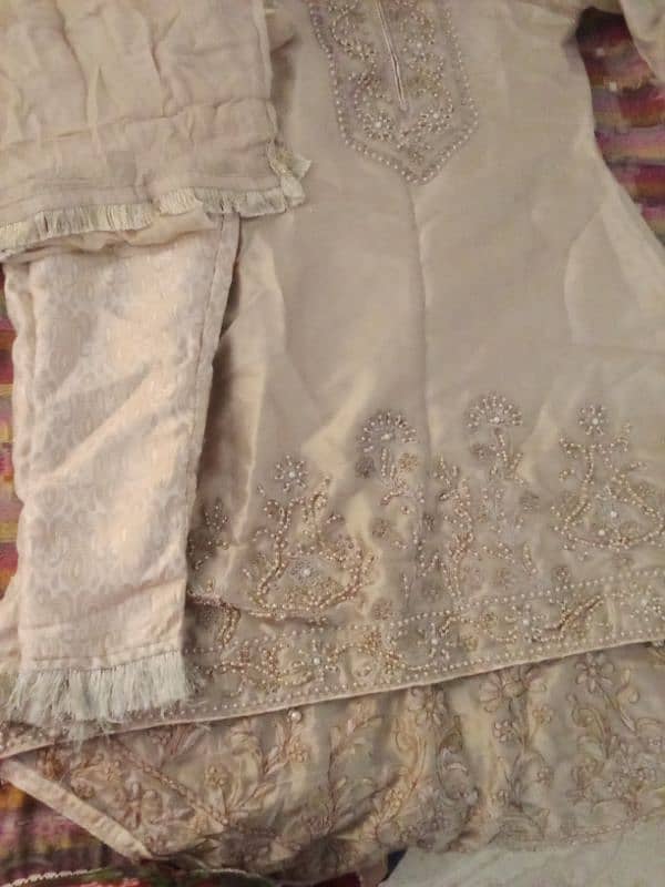 radimade dress with hand work with masori fabric need for urgent sale 2