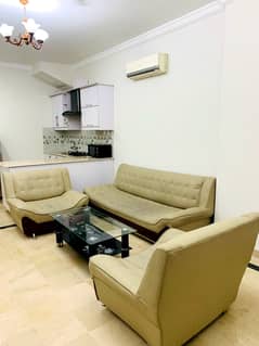 1 Bedroom Fully Furnished Apartment Available for Rent in F-11 Markaz Islamabad 0