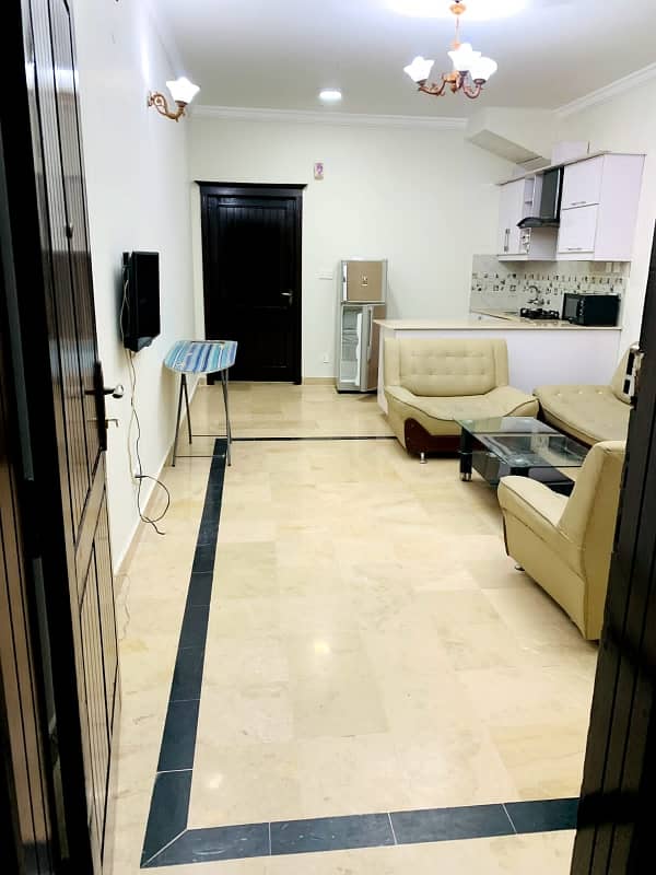 1 Bedroom Fully Furnished Apartment Available for Rent in F-11 Markaz Islamabad 8