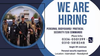 Bodyguard | Security Guard | SSG Commando | Jobs