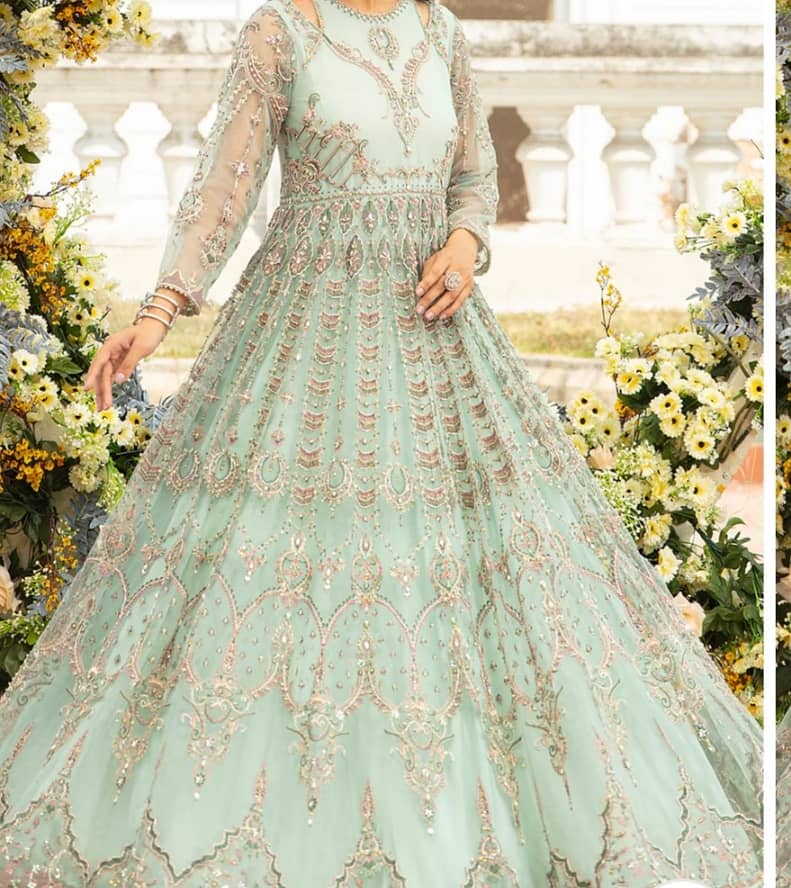 Naqshi brand  bridal wear dress 2