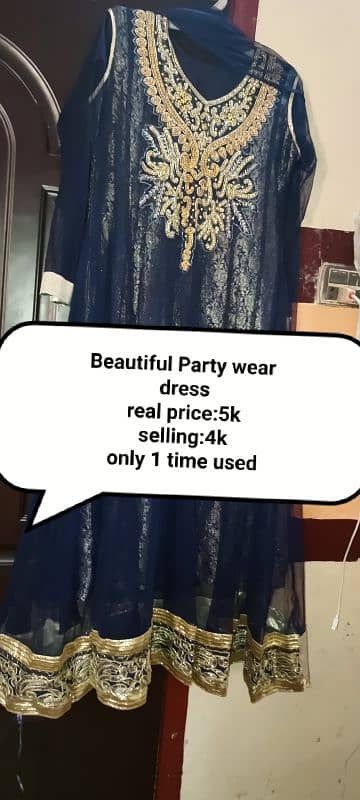 Beautiful Dress only. . 2,3 time used 9