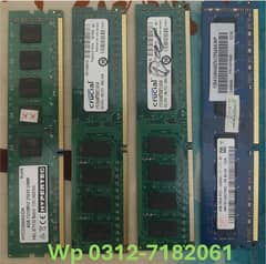 DDR 3 Desktop RAM 4 GB 1600 , 1333 mhz PC Computer