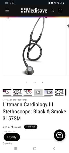 3M Littmann Cardiology 3 stethoscope