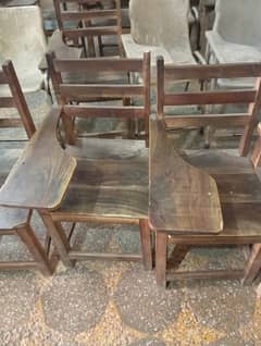 wooden chairs