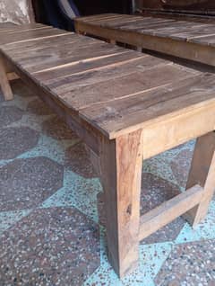 wooden bench