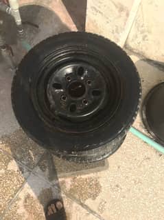 4 tyres of mehran normal/good condition