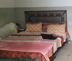 double bed set/single bed/side tables/bed Dressing/spring Mattress