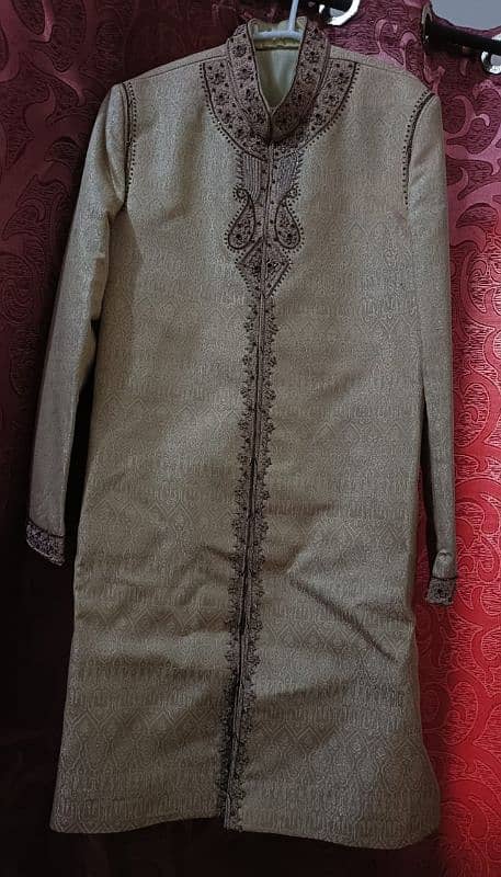 New Sherwani only 2 times used with khusa and kula 1