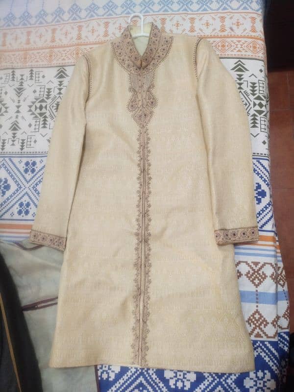 New Sherwani only 2 times used with khusa and kula 9