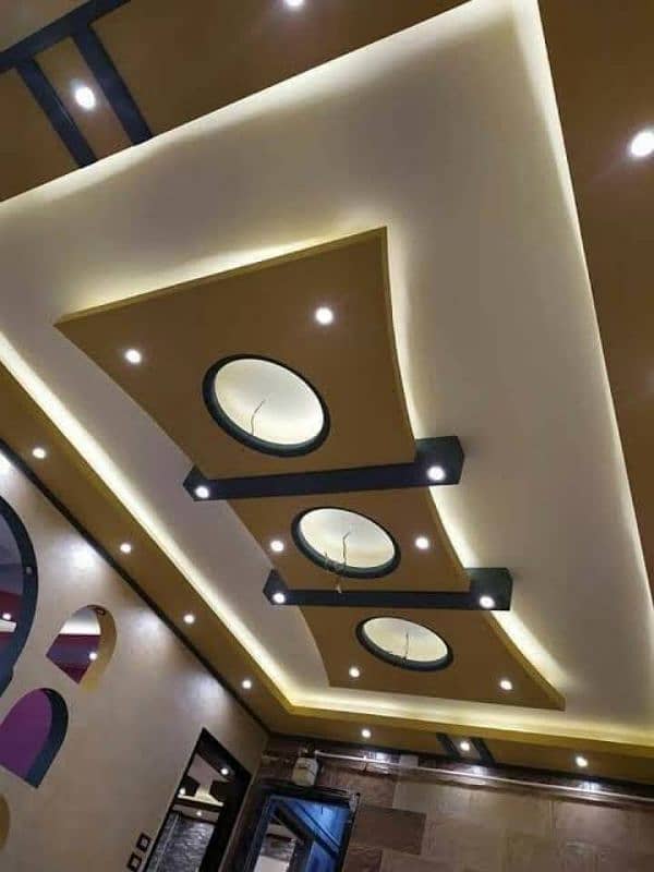 False Ceiling plaster of Paris and gypsum board 3