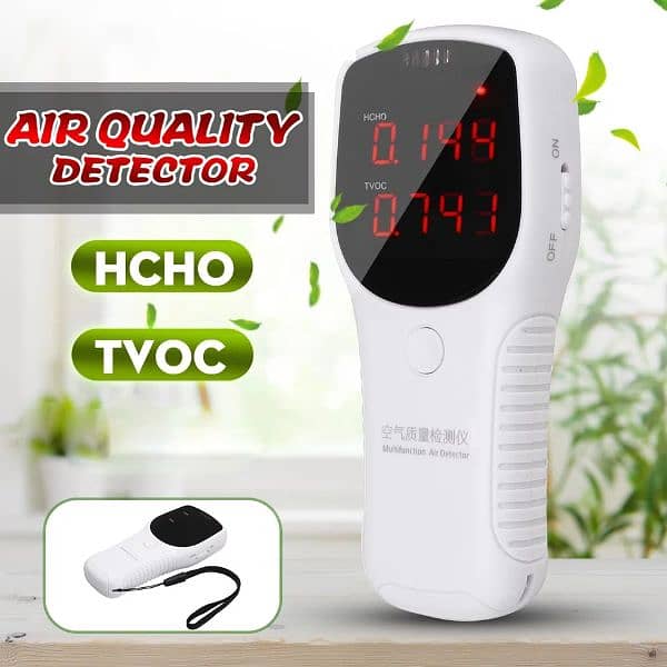 Digital Air Quality meter AQI sports Detector Dioxide CO2 SMOG Test 10