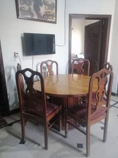 Dining Table 6 chairs and Dewan