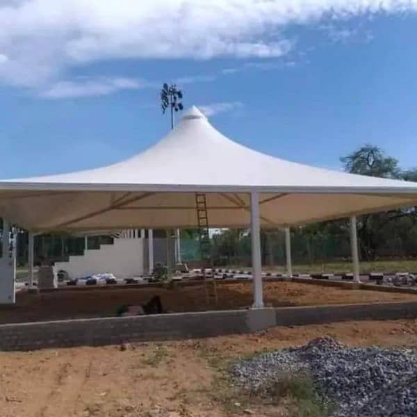 Car parking shade | Wall mounted | Canopy | Pvc tensile parking 6