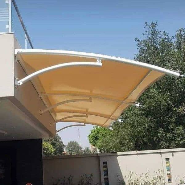 Car parking shade | Wall mounted | Canopy | Pvc tensile parking 13