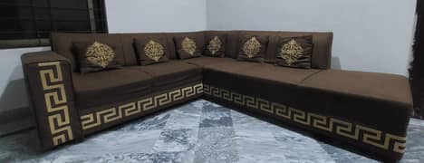 L shaped 6 seater sofa set for sale