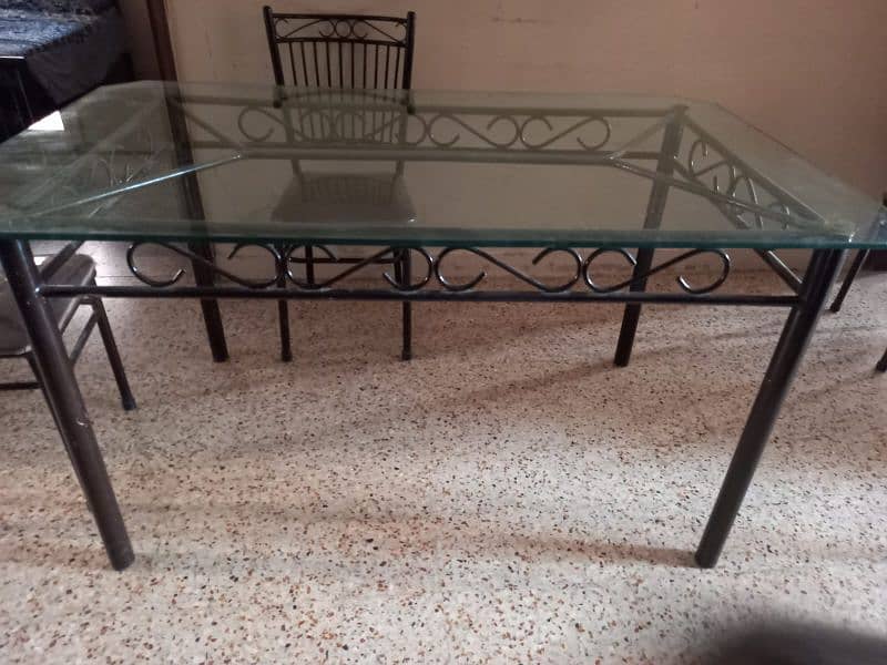 Iron Dinning Table and Chair 7