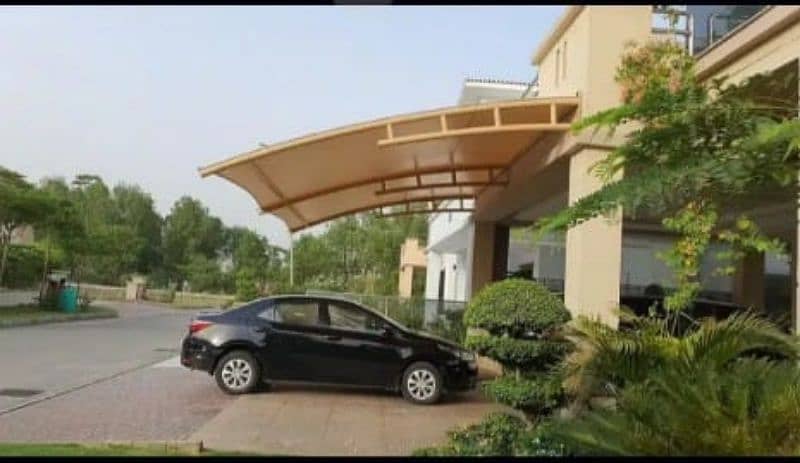 Car parking - Canopy shade- Cafe roofing-Warehouse-Marquee in Pakistan 1