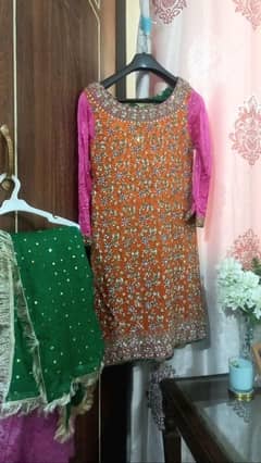 Haris shakeel bridal dress /suit for mehndi