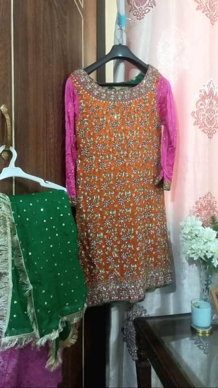 Haris shakeel bridal dress /suit for mehndi 0