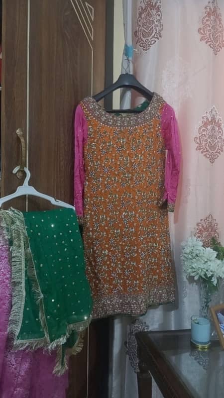 Haris shakeel bridal dress /suit for mehndi 3