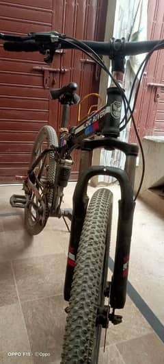 foldable bicycle with 11 gear 7 back and 4 front gear, 03132923175