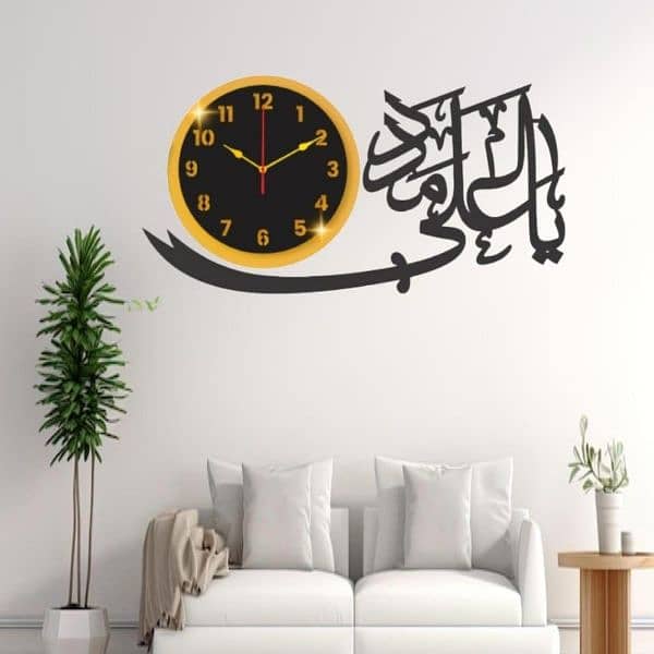 Home Decoration Design Analogue Wall Clock Set 5