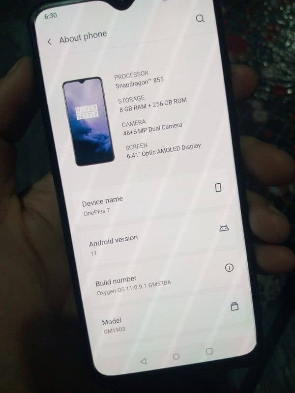 one plus 7 8gb ram 256gb rom 2