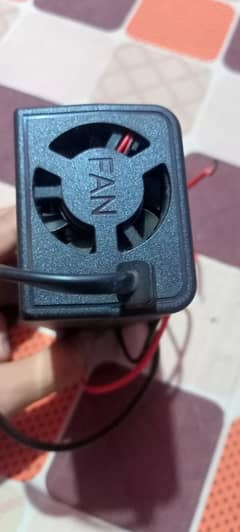 Battery charger cooler fan power supply