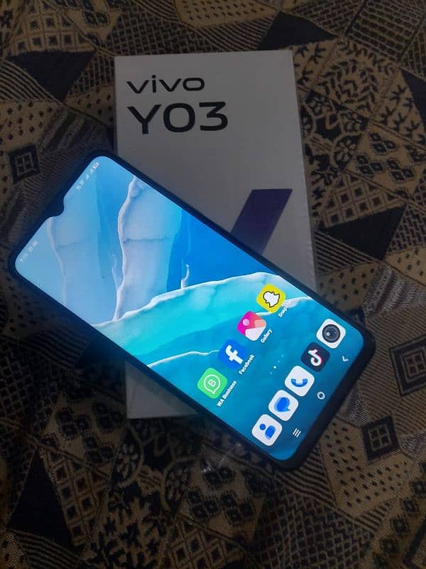 Vivo y03 Ram4 storage 64 Good condition 10by 10 0