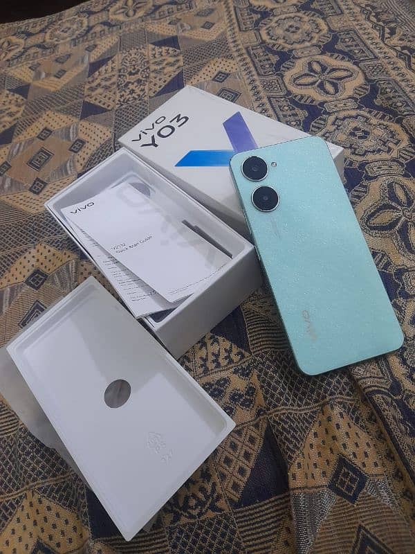 Vivo y03 Ram4 storage 64 Good condition 10by 10 1