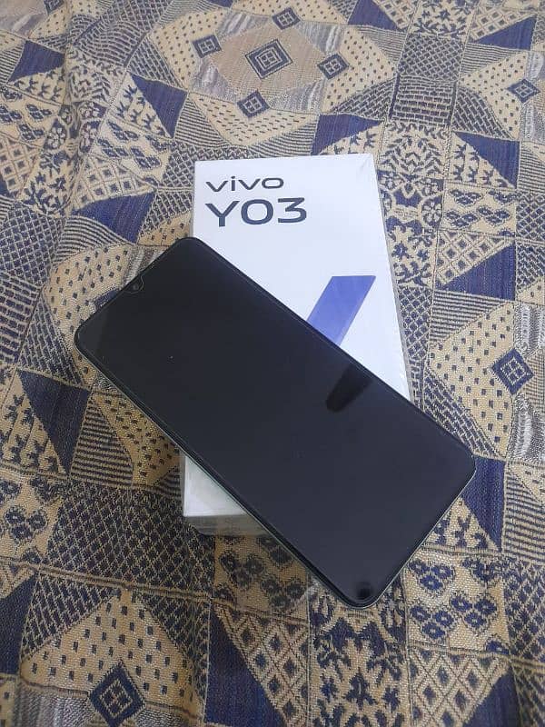 Vivo y03 Ram4 storage 64 Good condition 10by 10 4