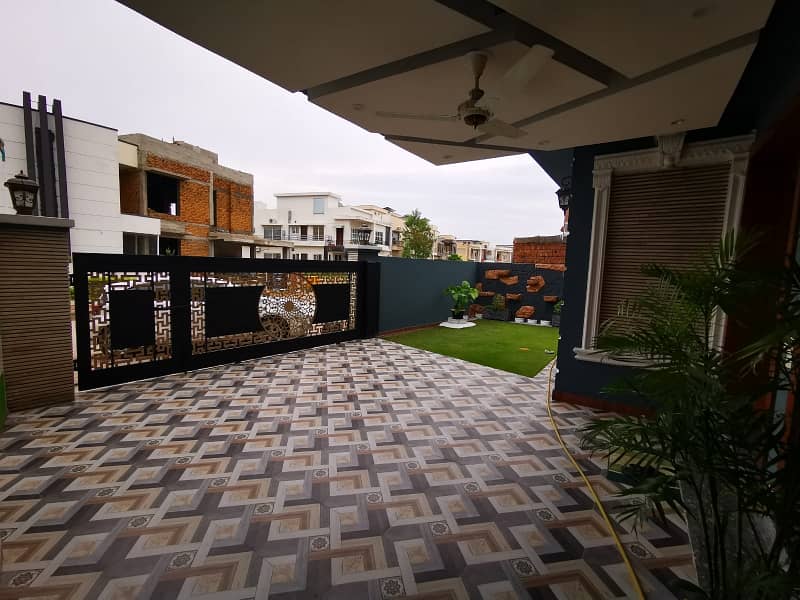 This House is located in overcies sector back open with huge lawn Gais installed 22