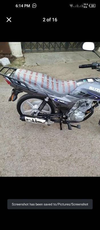 urgent sale GD 110s Suzuki bike 1