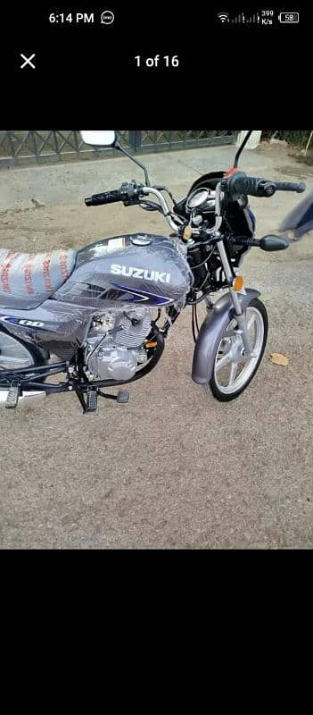 urgent sale GD 110s Suzuki bike 6