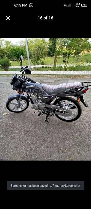 urgent sale GD 110s Suzuki bike 9