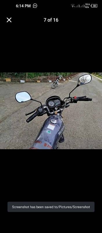 urgent sale GD 110s Suzuki bike 17