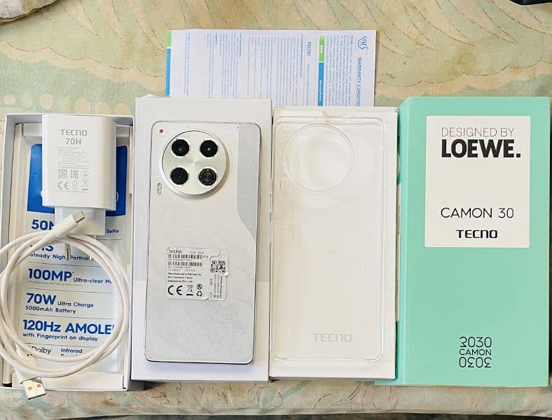 TECNO CAMON 30 8+5/256 10/10 CONDITION 0