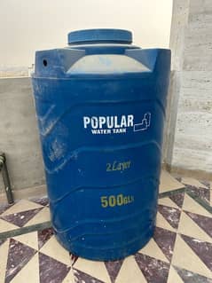 water tank 500 under size