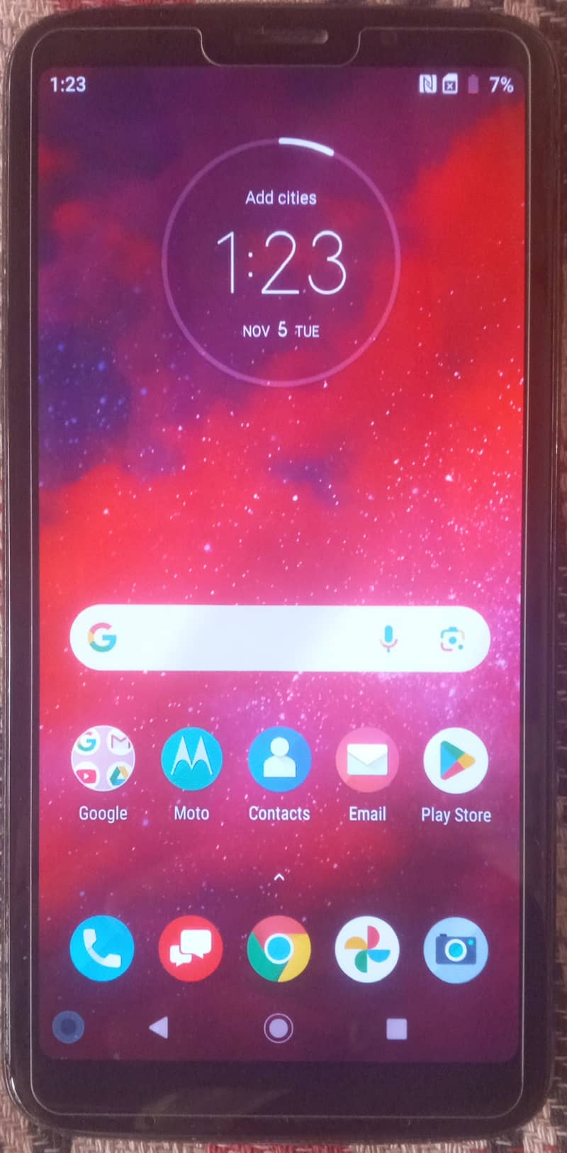 Motorola Z3 vorizone 0