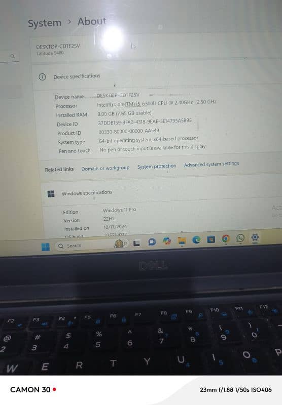 Dell latitude 5480 256 ssd 8 gb 3