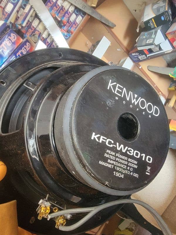 kenwood subwoofer 800w 1