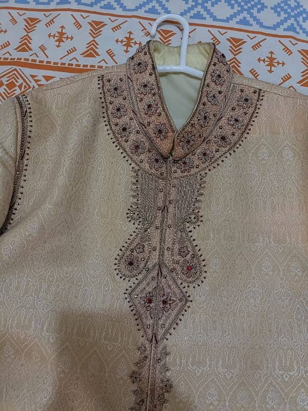 New Sherwani only 2 times used with khusa and kula 16