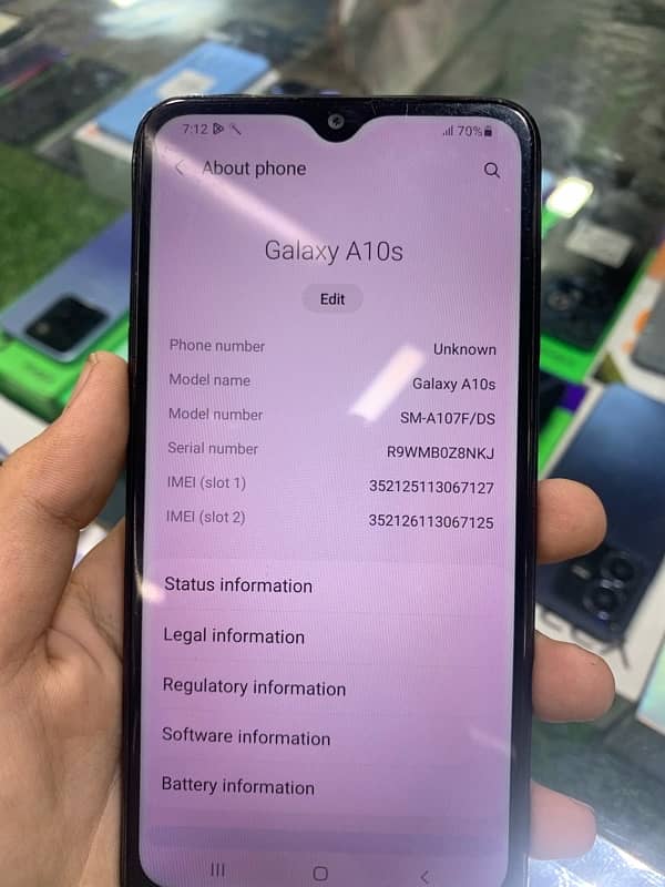 samsung A10s 7